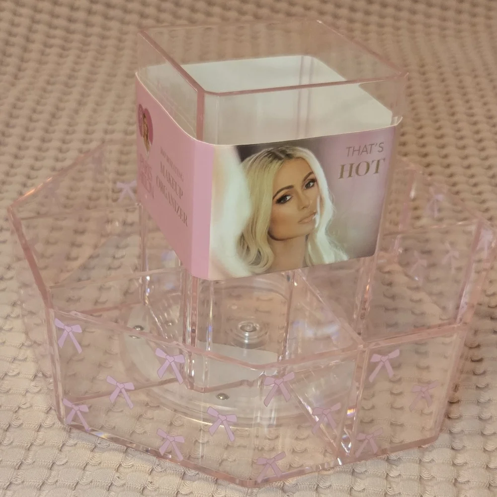 Paris Hilton Pink Bow Makeup Organizer